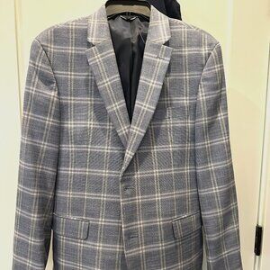 Men's Sport Coat - Tommy Hilfiger - Blue Plaid - 42S